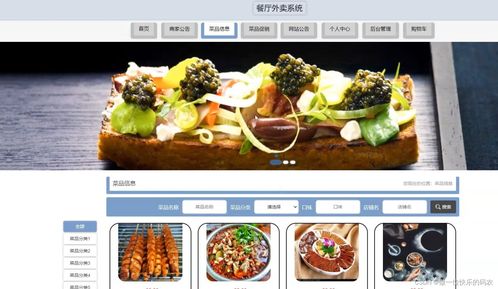 基于Java的餐饮外卖管理系统设计与实现